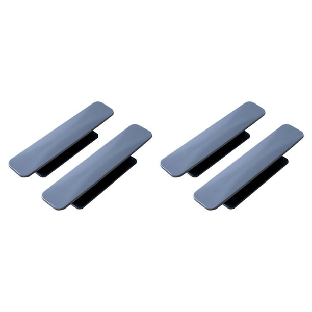 Gabinete del armario de 4pcs Gabinete de tracción MANOS DE PUERTAS DE PUERTAS DE PUERTAS DE PULLER STARLOS (GRIS)