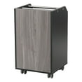 thumbnail image 3 of Glass Glow Pedicure Trolley Black/Dark Gray Cart for Nail Salon Furniture & Equipment, 3 of 7