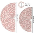 thumbnail image 3 of GZHJMY Pink Zebra Print Christmas Tree Skirt 48" Christmas Decorations Indoor Outdoor Tree Skir for Home Holiday Party Decorations Gift, 3 of 5