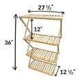 thumbnail image 4 of Ferry-Morse Indoor Multi-Tier Bamboo Plant Stand with Collapsible Design, 4 of 10