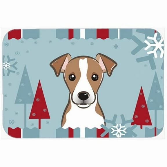 Carolines Treasures Winter Holiday Jack Russell Terrier Mouse Pad