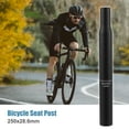 thumbnail image 7 of Unique Bargains Universal with Scale Mark Aluminum Alloy Bicycle Seat Post Black Black 9.84"x1.13", 7 of 7