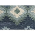 thumbnail image 2 of Alora Decor Napoli 8' x 10' Southwestern Motifs Blue/Ivory Hand-Tufted Area Rug, 2 of 4