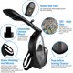 thumbnail image 2 of Máscara de snorkel con soporte para cámara cara completa 180 grados antivaho antifugas correas ajustables equipo de buceo, 2 of 5