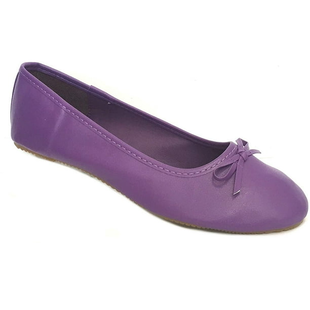purple ballerina shoes