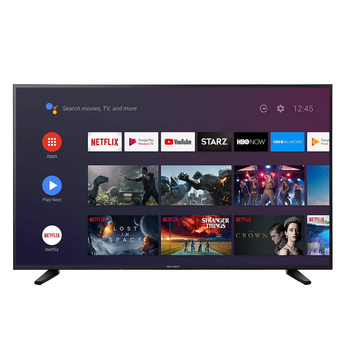 Sharp 55? Class 4K Ultra HD (2160P) Android Smart LED TV with Dolby Vision HDR (55Q7530U)