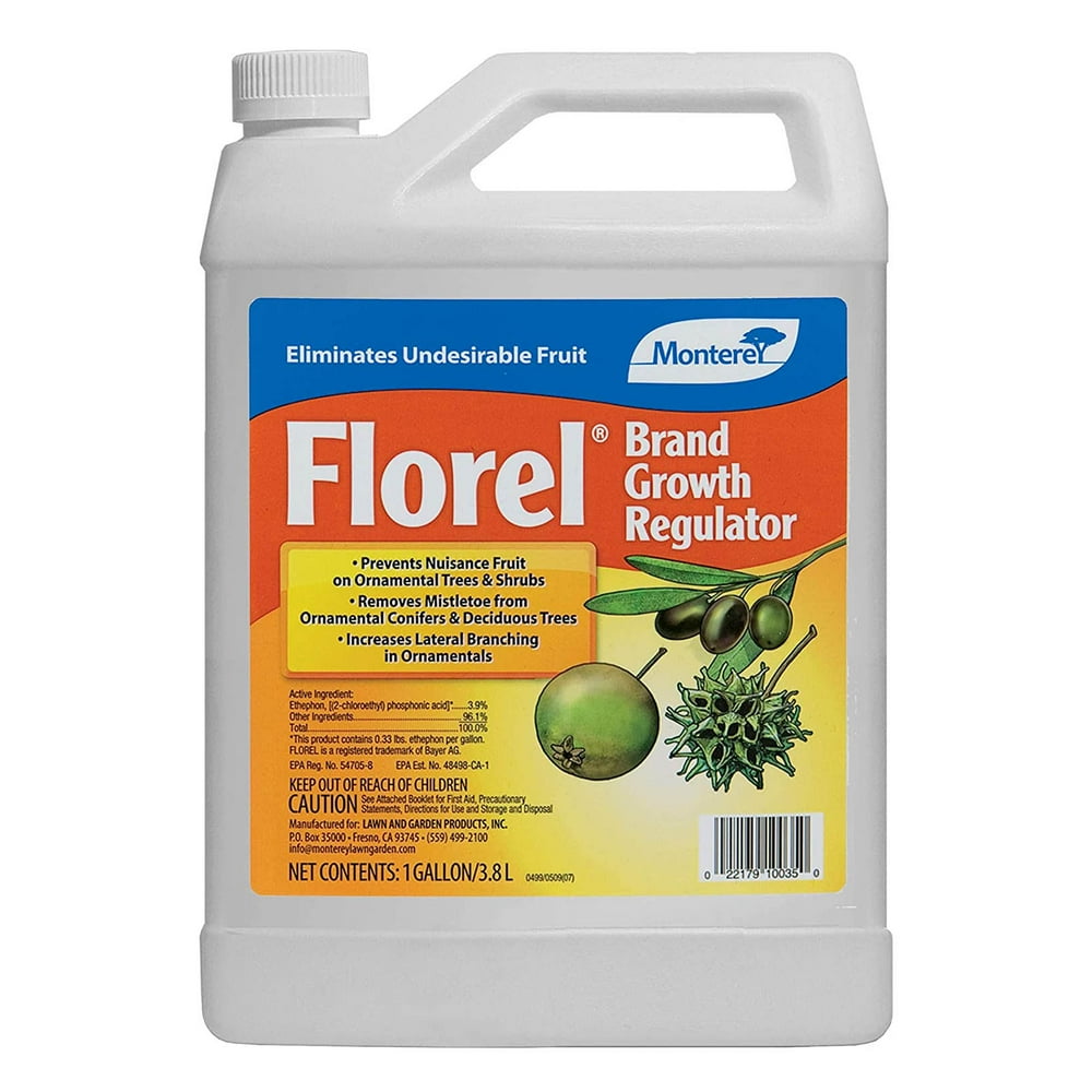 Monterey LG4110 Florel Plant Growth Regulator Nutrient Supplement Spray, 1 Gal.