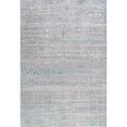 thumbnail image 3 of JONATHAN Y SILK ORCHID 5 x 8 Area Rug, Tidal Strie - Gray/Turquoise, SOR202A-5, 3 of 10