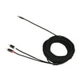 thumbnail image 2 of Conector de cable de audio de 3,5 mm a cable de micrófono chapado en oro 2RCA para teléfono móvil, portátil, MP3 (10 m), 2 of 8