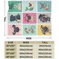 thumbnail image 5 of Cute Pug Blanket Cartoon Dog Fleece Throw Blanket Toddler Nursery Fuzzy Plush Super Soft Cozy Warm Pug Stuffed Animal Decor Blanket Gifts for Boys Girls Kids Adult Men Women 50"X40", 5 of 6