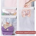 thumbnail image 5 of Costume Dance Garment Bag with 3 Clear Zipper Pockets for Suits Dress Cover, Travel Storage & Competitions, Set of 2, 5 of 7