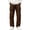 Brown, variant on Cargo Pants For Men Casual Wide Leg Relaxed Fit Tactical Work Pants Mens Fall Fashion Elastic Waist Drawstring Long Trousers With Mult Pockets