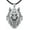 02- silver, variant on Wolf Necklace for Men 925 Sterling Silver Norse Wolf Head Pendant Viking Jewelry Gift for Men Women