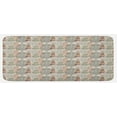 thumbnail image 1 of Music Kitchen Mat, Classical Instrumets String Quartet Violins Baroque Sonata, Plush Decorative Kitchen Mat with Non Slip Backing, 47" X 19", Reseda Green Warm Taupe, by Ambesonne, 1 of 1