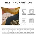thumbnail image 5 of COMIO Abstract Boho Pillow Covers  Aesthetic Navy Blue Burnt Orange Geometric Decorative Couch Pillow Cases Mid Century Modern Home Minimalist Decor for Room Bedroom Bed Cushion Outdoor, 5 of 5