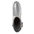 thumbnail image 6 of Kensie Girl Metallic Cowgirl Boots.(Little Kids Big Kids)Silver Metallic, Size: 2, 6 of 7