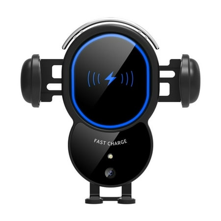 SNGMN Wireless Car Charger Mount Linkage Automatic Clamping Fast Charging Black SNGMN Wireless Car Charger Mount Linkage Automatic Clamping Fast Charging Black