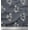Slate Gray, variant on Soimoi Silk Fabric Leaves & Floral Block Printed Fabric 1 Yard 42 Inch Wide