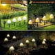 thumbnail image 4 of Luces solares para exteriores con forma de hongo, 12 LED, resistentes al agua (IP65), fácil instalación, luz blanca cálida, con efecto mágico brillante, 4 of 5