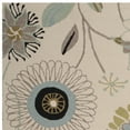 thumbnail image 3 of SAFAVIEH Four Seasons Derren Novelty Flowers Area Rug, Ivory/Blue, 6' x 6' Square, 3 of 5