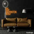 thumbnail image 4 of Craftnamesign Eat Sleep Badminton Repeat Neon Sign, Badminton Club Decor, 4 of 4