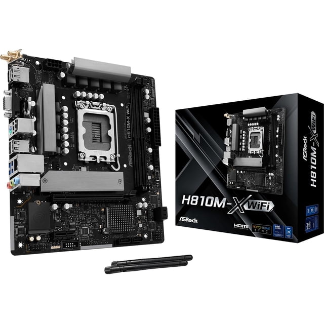 Placa base ASRock H810M-X WiFi DDR5 6400 PCIe 4.0