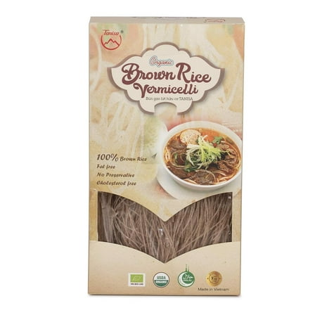 Tanisa Organic Gluten-Free Brown Rice Vermicelli Noodles, Thin, 7 oz, Pack of 1