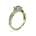 thumbnail image 3 of 1.20 Ct Round Cut Latest Solitaire Real Diamond (F-G/VS1) Twisted Loop Ring for Engagement in 14K Yellow Gold Size 7 by Diamond-Capitals, 3 of 7