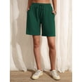 thumbnail image 2 of Bermudas casuales Quenteen, holgadas, de algodón, para mujer, 2 of 7