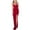 Red, variant on BLTIBY Women Sequin Evening Dress Hip Wrap V-Neck Ruched Waist Sleeveless Glitter Cocktail Party Slim Formal Gowns with High Split Gold XXL
