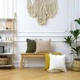 thumbnail image 2 of Juego de 2 Fundas de Almohada Lumbares de Lino Boho con Flecos para Decoración de Sofá y Sofá de 1818 Pulgadas, Blanco, 2 of 6