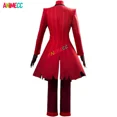 thumbnail image 5 of Disfraz de Alastor para cosplay, peluca, orejas, chaqueta roja, uniforme, trajes de fiesta de Halloween de Anime para hombres, conjuntos completos S-XXXL, 5 of 5