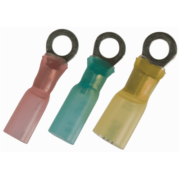 The Best Connection 8 1/4 IN  RED CS HEAT SHRINK RING 4 PCS