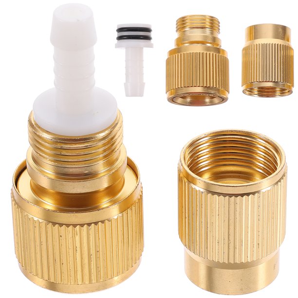 2 conectores de repuesto para juntas de manguera de 3/4 de pulgada, accesorios prácticos para mangueras de agua.