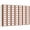 Brown, variant on 30" x 20" Red Dotted Stripes Canvas Wall Art for Living Room, Minimalist Vertical Stripes Polka Dots Band Poster Print Painting for Open Concept Living Space Decoration Wall Pictures Prepare To Hang