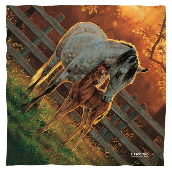 Wild Wings - Mother And Child - Bandana - 22" x 22"