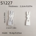 thumbnail image 4 of Bewildely Juego de moldes de fundición de 3 pack/lote para moldes de silicona de conejo de Pascua para proyectos creativos molde de silicona Kits para hacer velas, 4 of 6