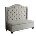 thumbnail image 3 of ACME Furniture Canapé de Rangement en Tissu Beige et Espresso, 3 of 4
