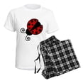 thumbnail image 4 of CafePress - Red Ladybug 1 Pajamas - Women's Short Sleeve Print T-Shirt and Pants Light Cotton Pajama Set, 4 of 7