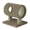 thumbnail image 1 of Beatrise Pet Furniture 2 Story Carpeted Cat Kitten Tree Trunk Condo House Post, 1 of 5