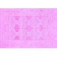 thumbnail image 1 of Ahgly Company Indoor Rectangle Oriental Purple Traditional Area Rugs, 6' x 9', 1 of 4