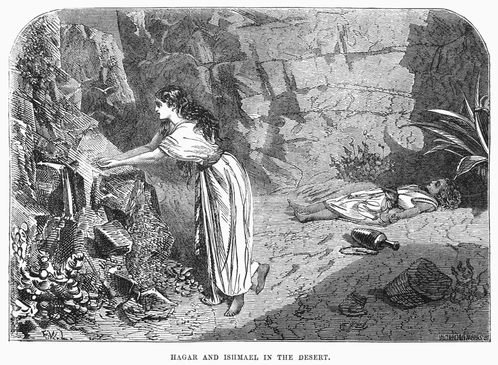 Hagar & Ishmael. /Nhagar And Ishmael In The Wilderness (Genesis 21 17