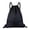 Black, variant on LQCrafK Unisex Drawstring Nylon Gym Backpack
