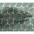 thumbnail image 4 of oneOone Viscose Chiffon Fabric Leaves & Floral Block Print Fabric By The Yard 42 Inch Wide, 4 of 4