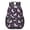 Unicorn and Floral, variant on Unicorn and Flower Black Pattern 17" School Backpacks for Teens,Waterproof Oxford Fabric,S-Shape Padded Straps for School,Travel,Hiking,Camping
