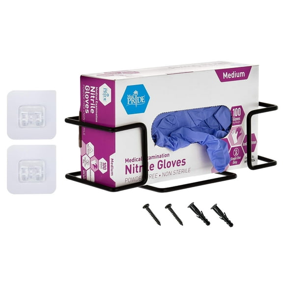 Soporte para guantes desechables de látex alpino montado en la pared