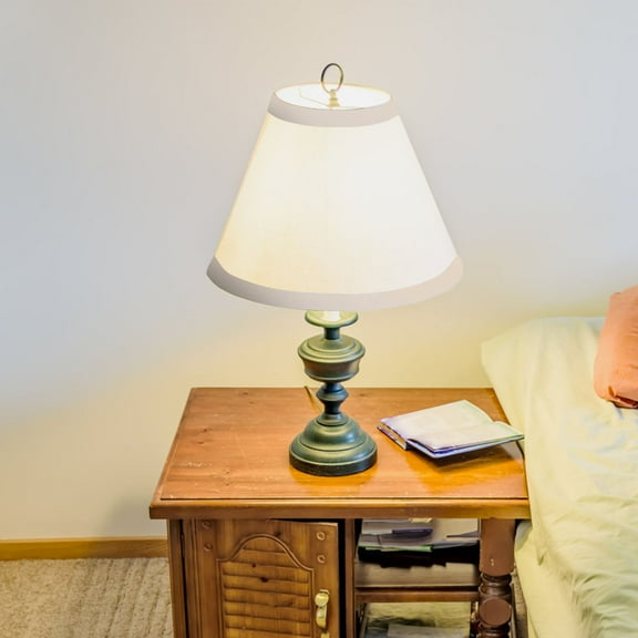 BESTONZON Fabric Edge Tape for Lampshade Beige Cloth 1 Roll