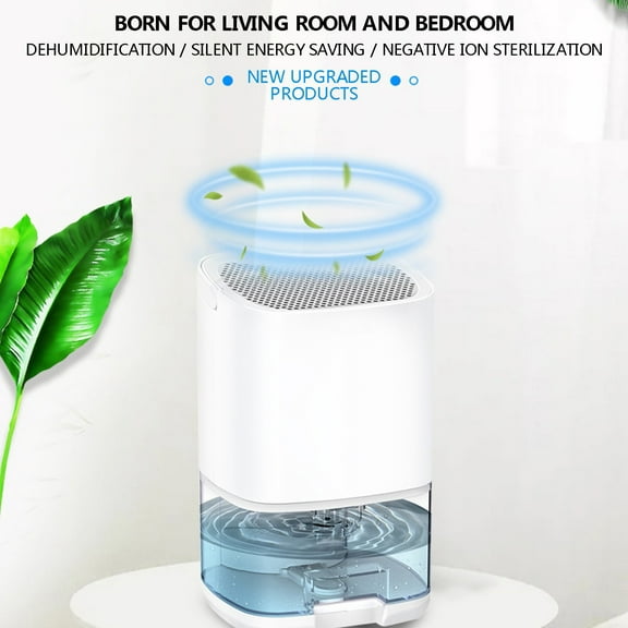 Fufafayo under $5 Dehumidifier, Mini Dehumidifier, Small Room Dehumidifier for Bedroom, Basement, Closet, Portable Moisture Absorber, Quiet Operation, 1000ml Tank, Energy Efficient