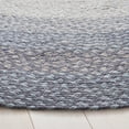 thumbnail image 3 of SAFAVIEH Braided Dorinda Bordered Reversible Area Rug, Gray/Blue, 6' x 6' Round, 3 of 11