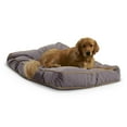 thumbnail image 2 of Happy Hounds Buster Rectangle Pillow Style Dog Bed, Smoke, Large (48 x 36 in.), 2 of 7
